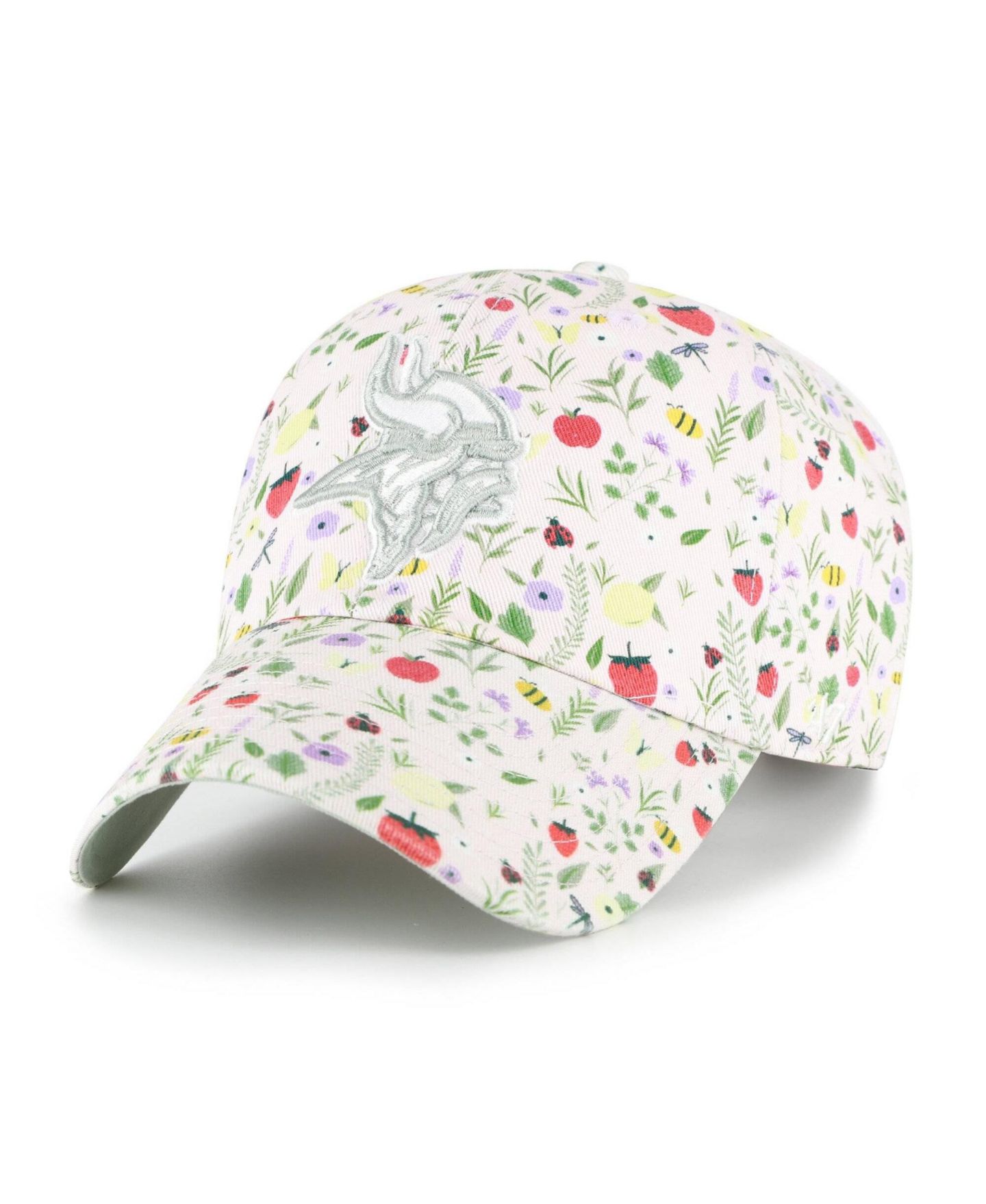 Кепка '47 Brand Light Pink Minnesota Vikings Posey Clean Up Adjustable Hat для девочек — фото 1