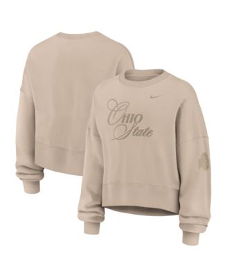 Women's Ohio State Buckeyes Phoenix Fleece Oversized Long-Sleeve Sweatshirt