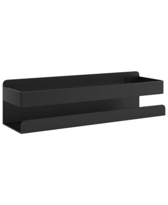Shower Shelf Matt Black 9.1"x2.6"x2.4" Brushed 304 Stainless Steel