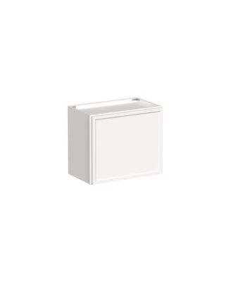 21" Wide Dove Short Wall Cabinet with Full Overlay HDF Door for Custom Kitchen or Bathroom