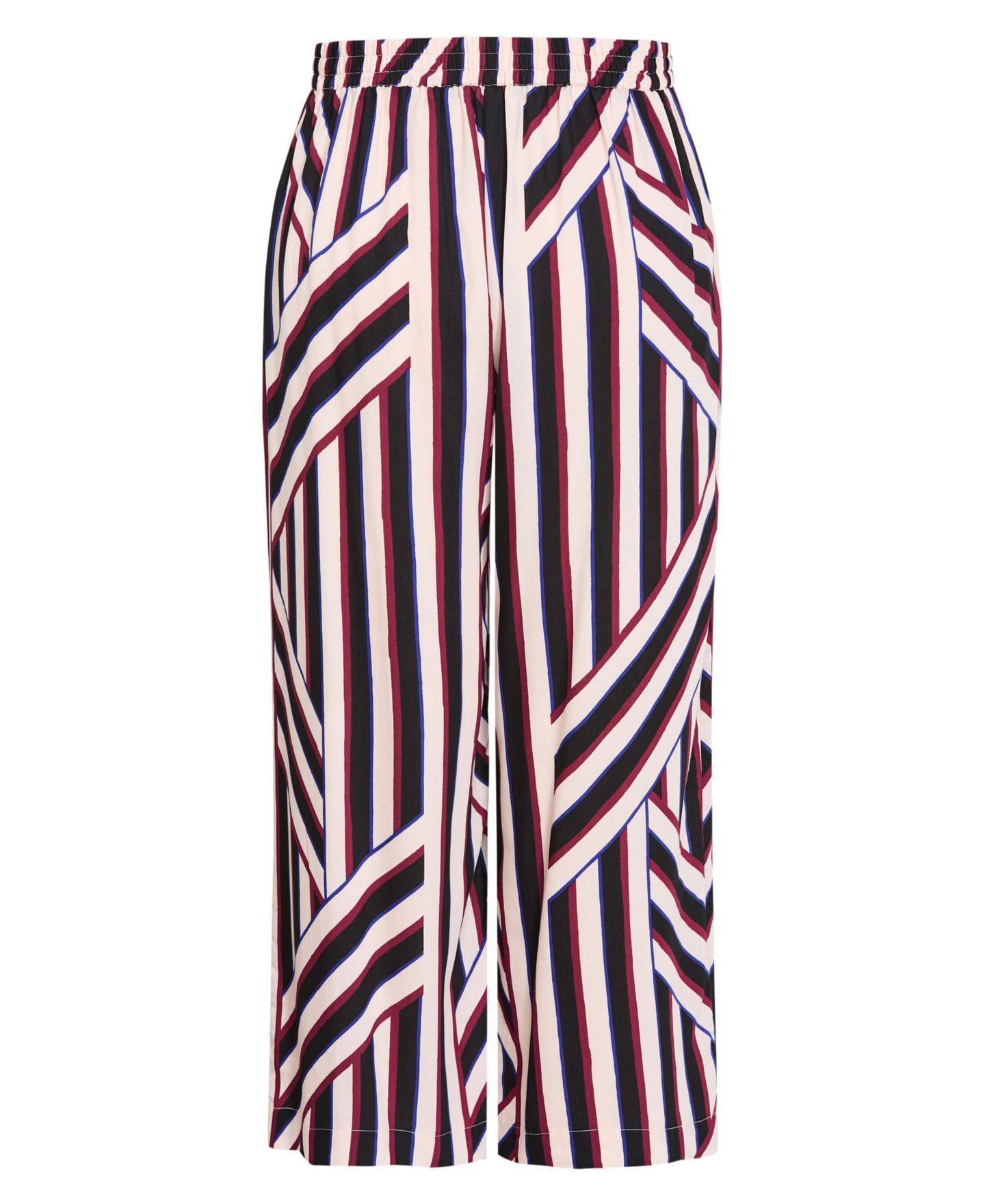 Женские брюки CITY CHIC Plus Size Haylee Pull-On Wide-Leg Stripe, цвет: Полосатый — фото 5