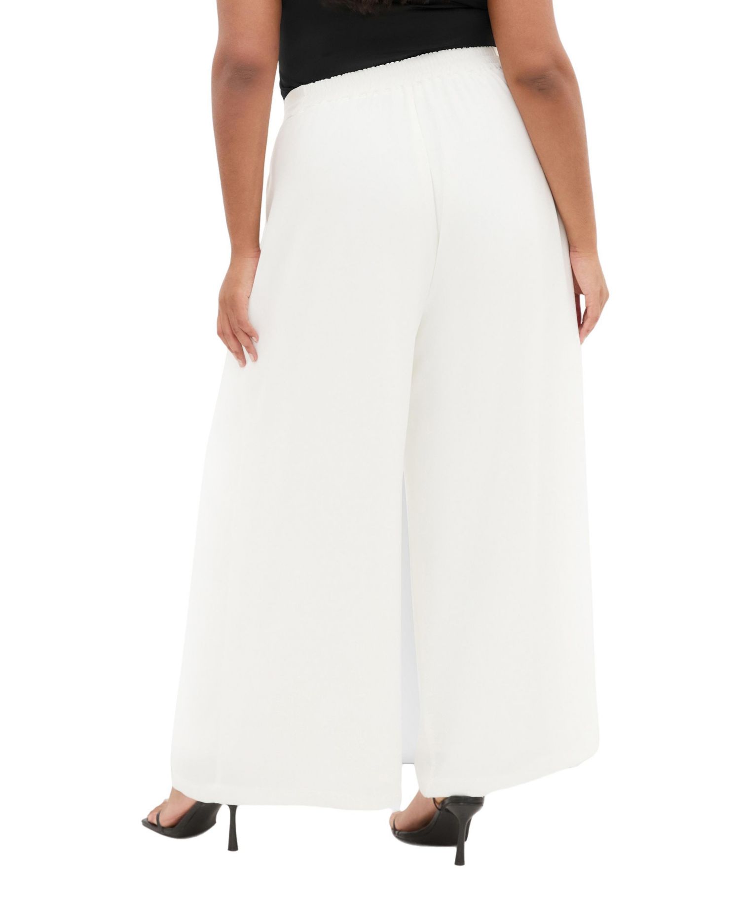 Plus Size Abbie Fully Lined Wide Leg Pant