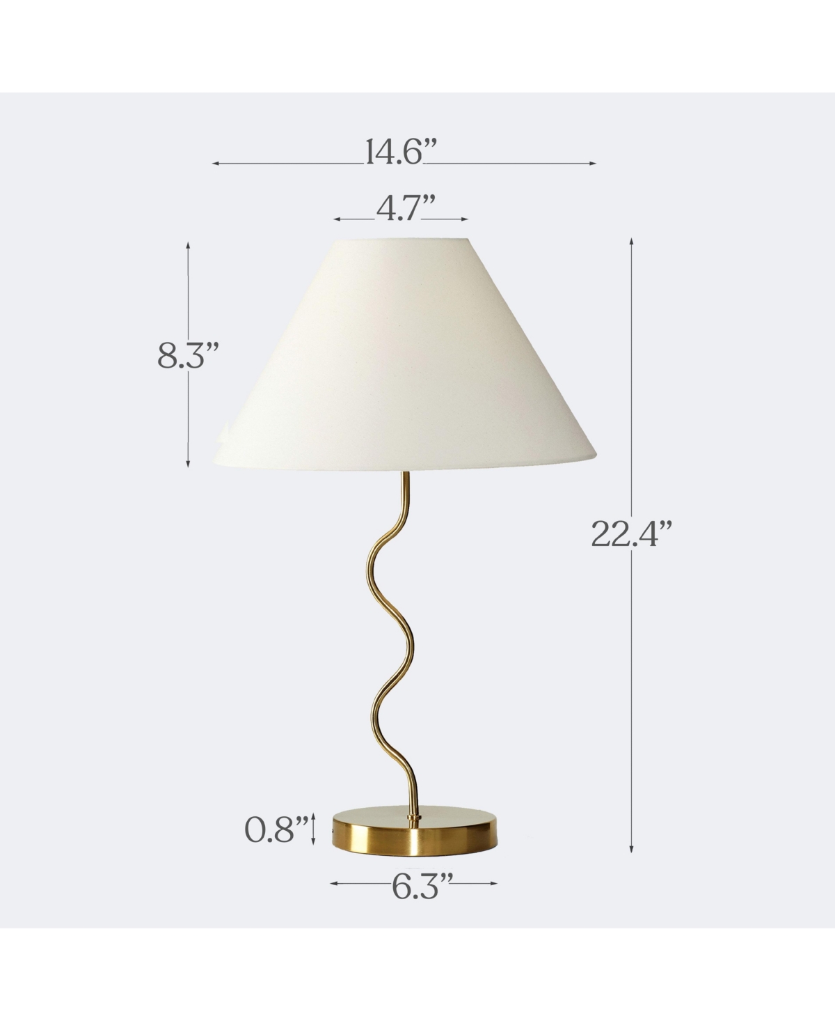 Brightech Squiggle Led Floor Lamp Table Lamp Bundle, Set of 2