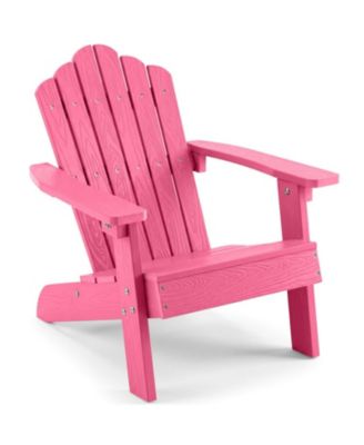 Kids All-Weather Adirondack Chair for Children with Tilted High Backrest HIPS Material