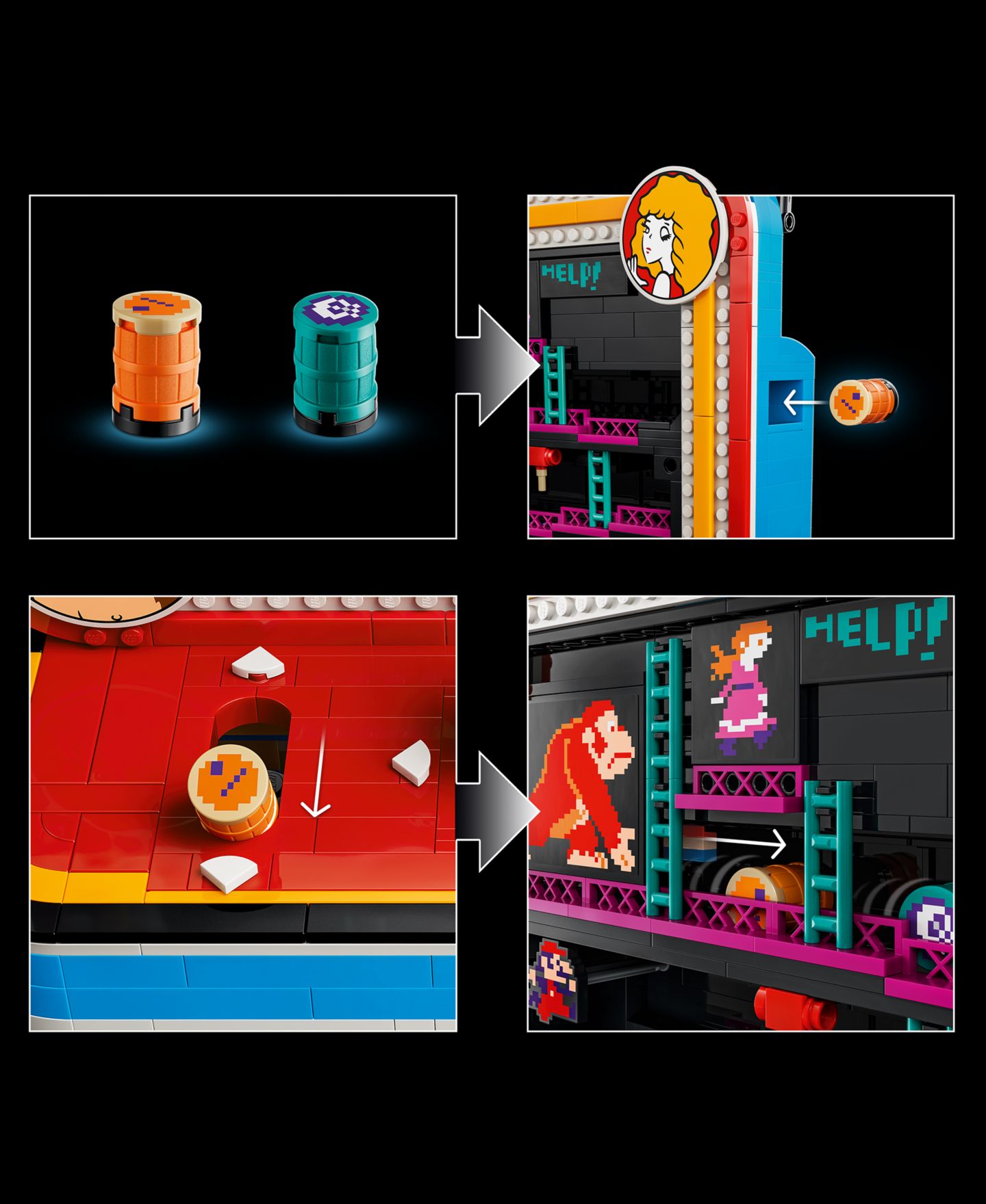 Детский конструктор LEGO® Super Mario Donkey Kong Arcade 72051 1371-Piece Building Set Ages 18+ — фото 2