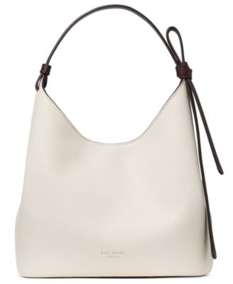 Loop Small Pebbled Leather Carryall Hobo Bag