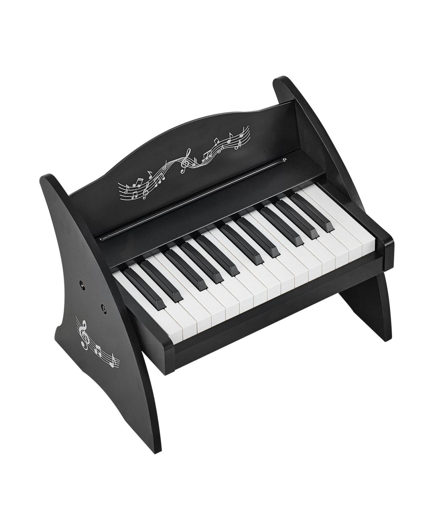Детская игрушка HONGGE 25 Key Wooden Digital Piano Keyboard, Ages 3-10, цвет: Чёрный — фото 10
