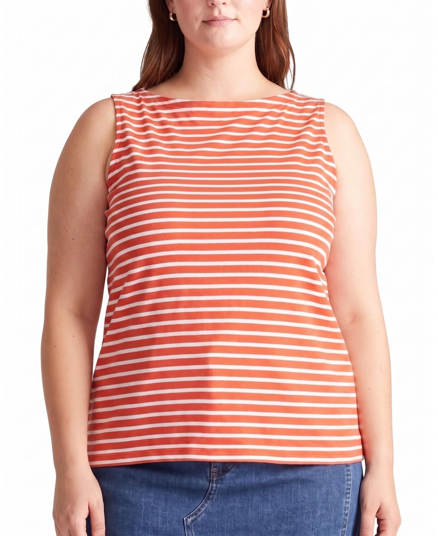 Women's Noyack Breton Stripe Boatneck Tank