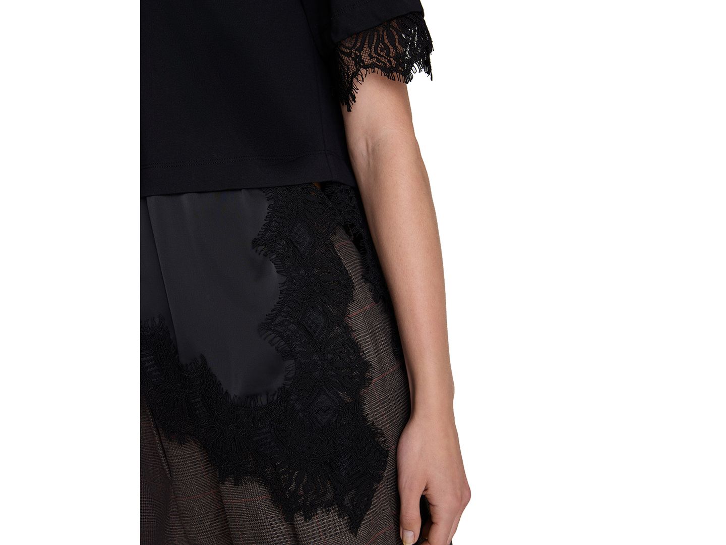 Женская футболка Kenneth Cole Combo Lace, цвет: Чёрный — фото 8