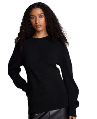 Women's Traveling Rib Seamless Mock Neck Pullover 