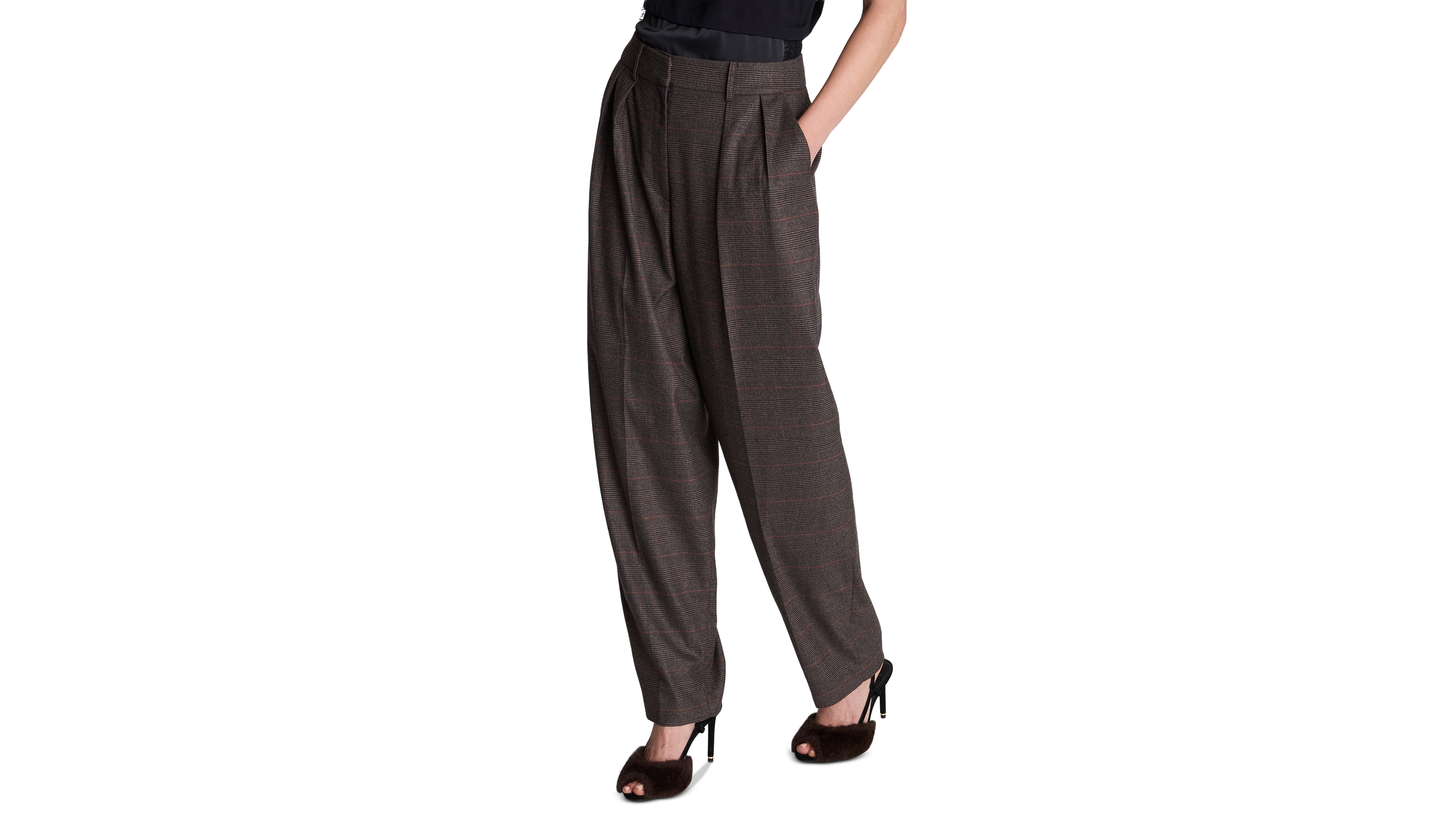 Kenneth Cole Women's Pleated Wide-Leg Pants