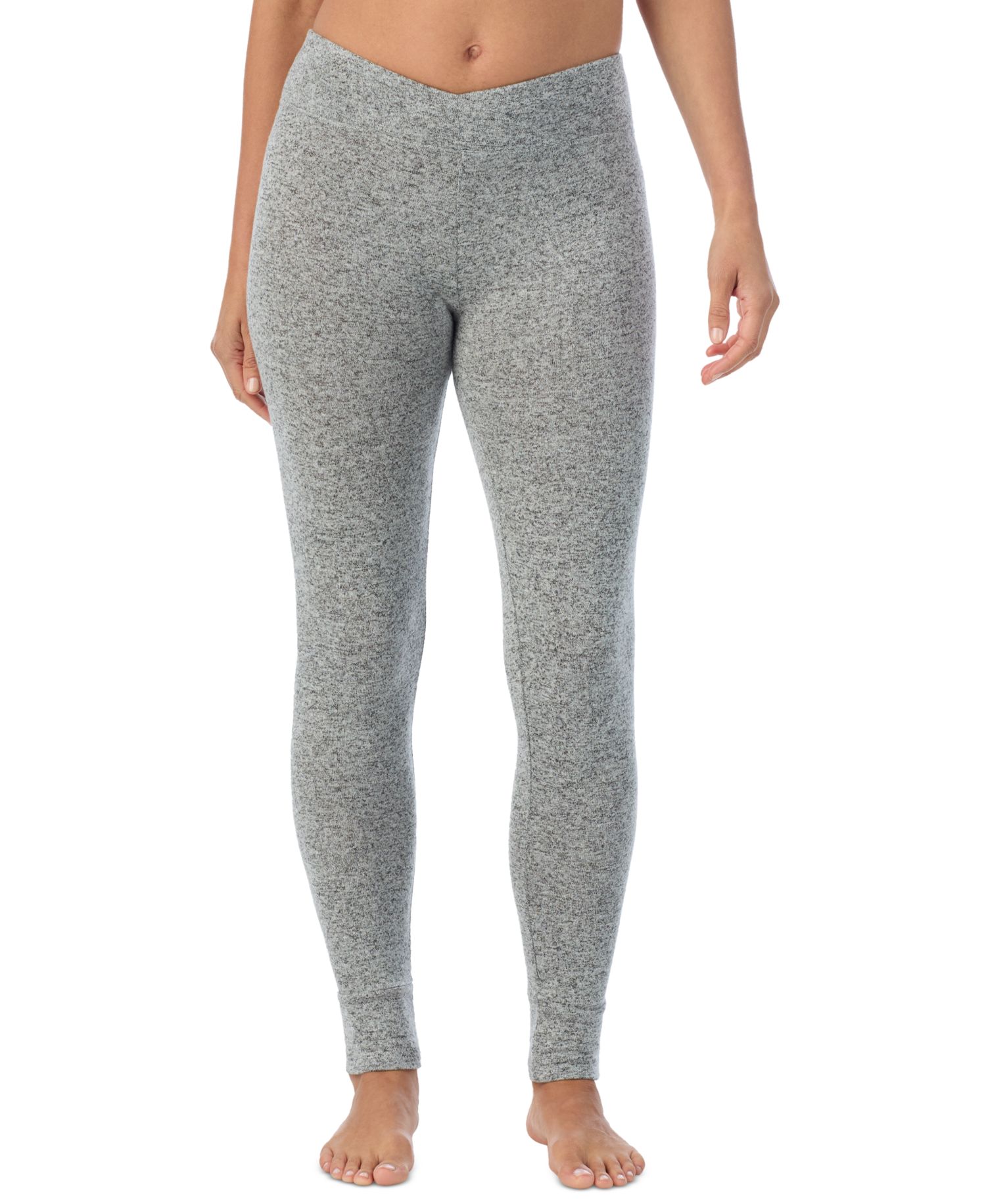 Women's Softknit Sweater-Knit Pull-On Ankle Leggings