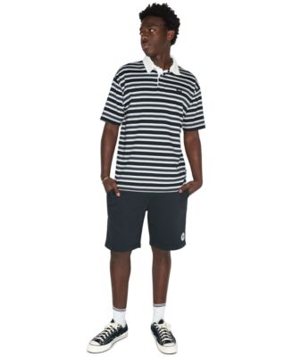 Men's Ombre Stripe Polo Shirt