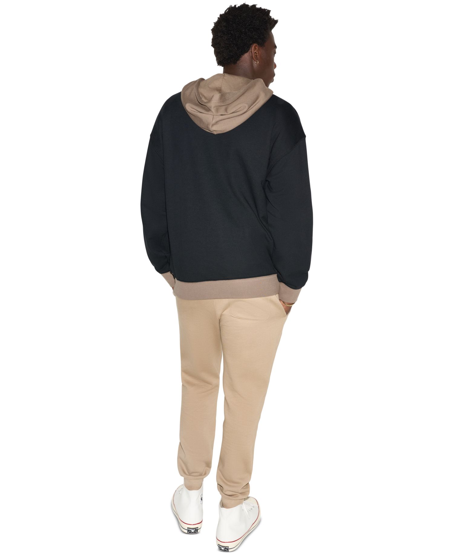 Men's Casual Varsity Fleece Hoodie