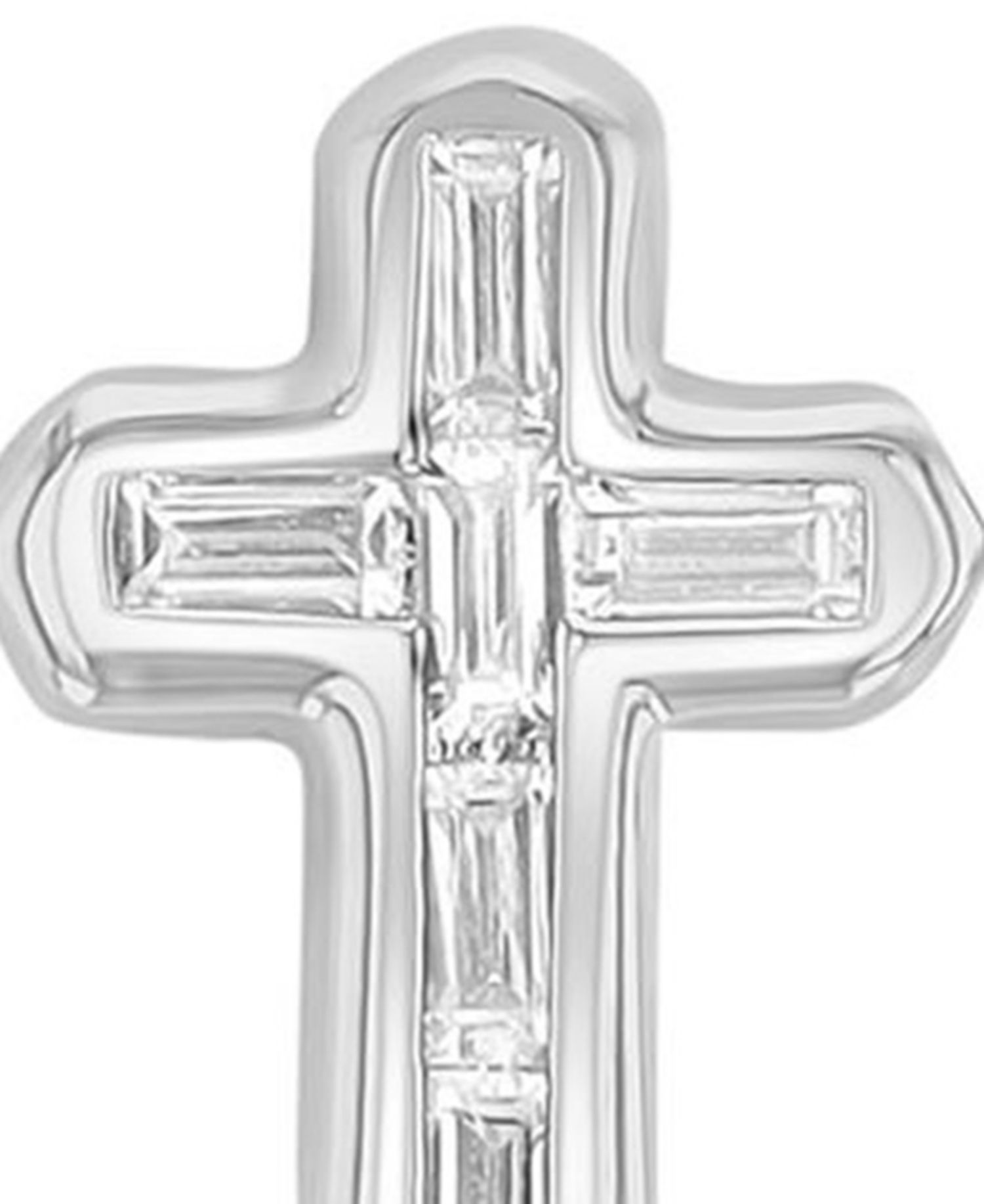 Cross Crystal Stud Earrings