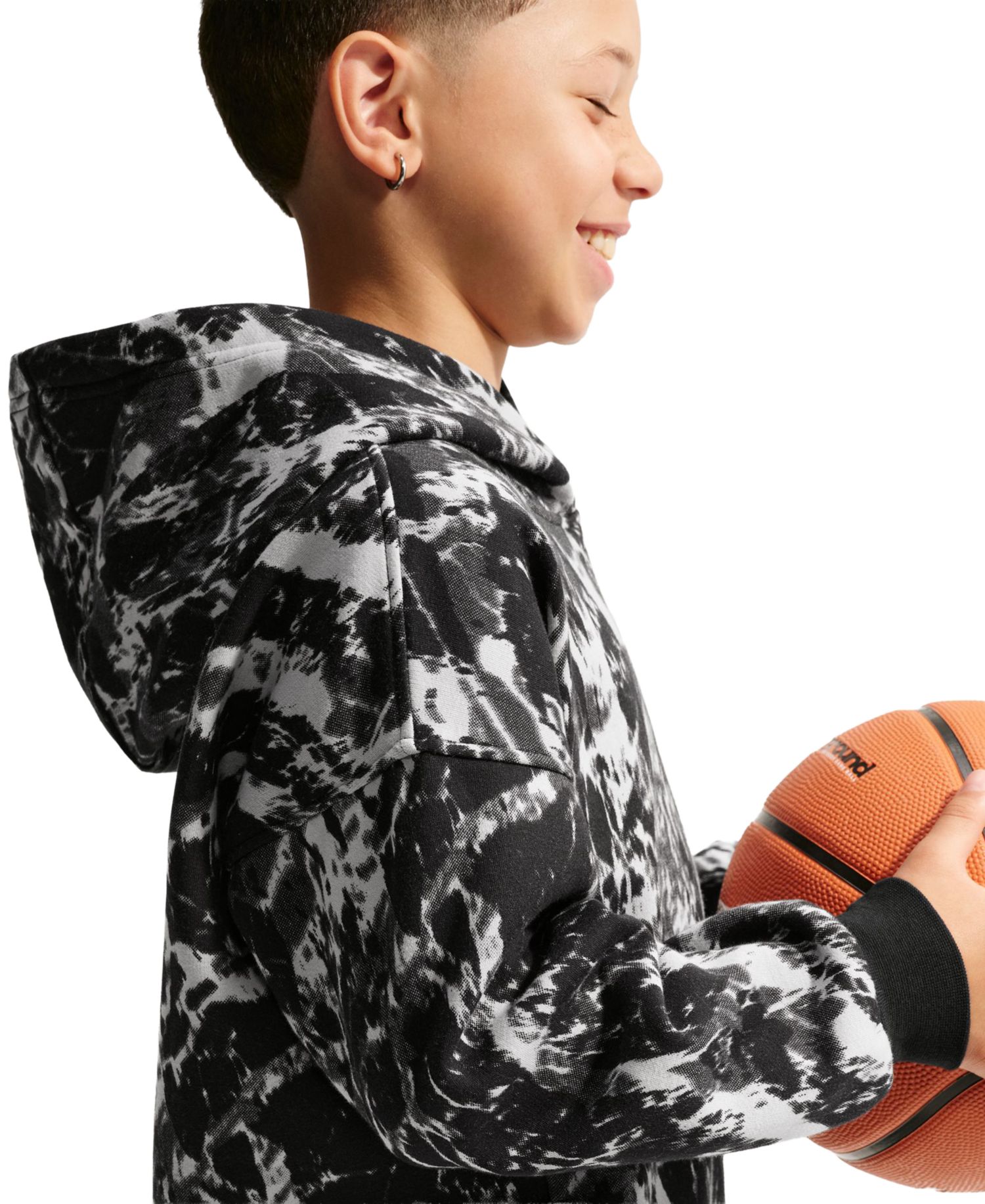 Ja Morant Boys' and Girls' 8-20 Club Fleece Oversized Basketball Hoodie
