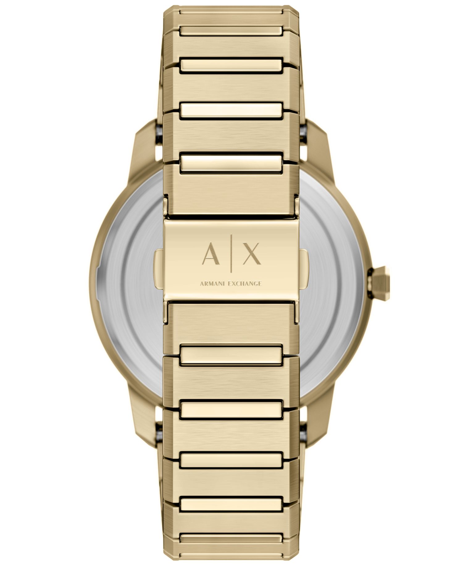 Armani Exchange Men's Quartz Three Hand Gold Stainless Steel Watch 42mm
