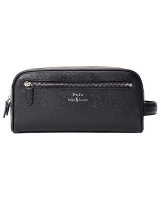 Men's Pebbled Leather Travel Case