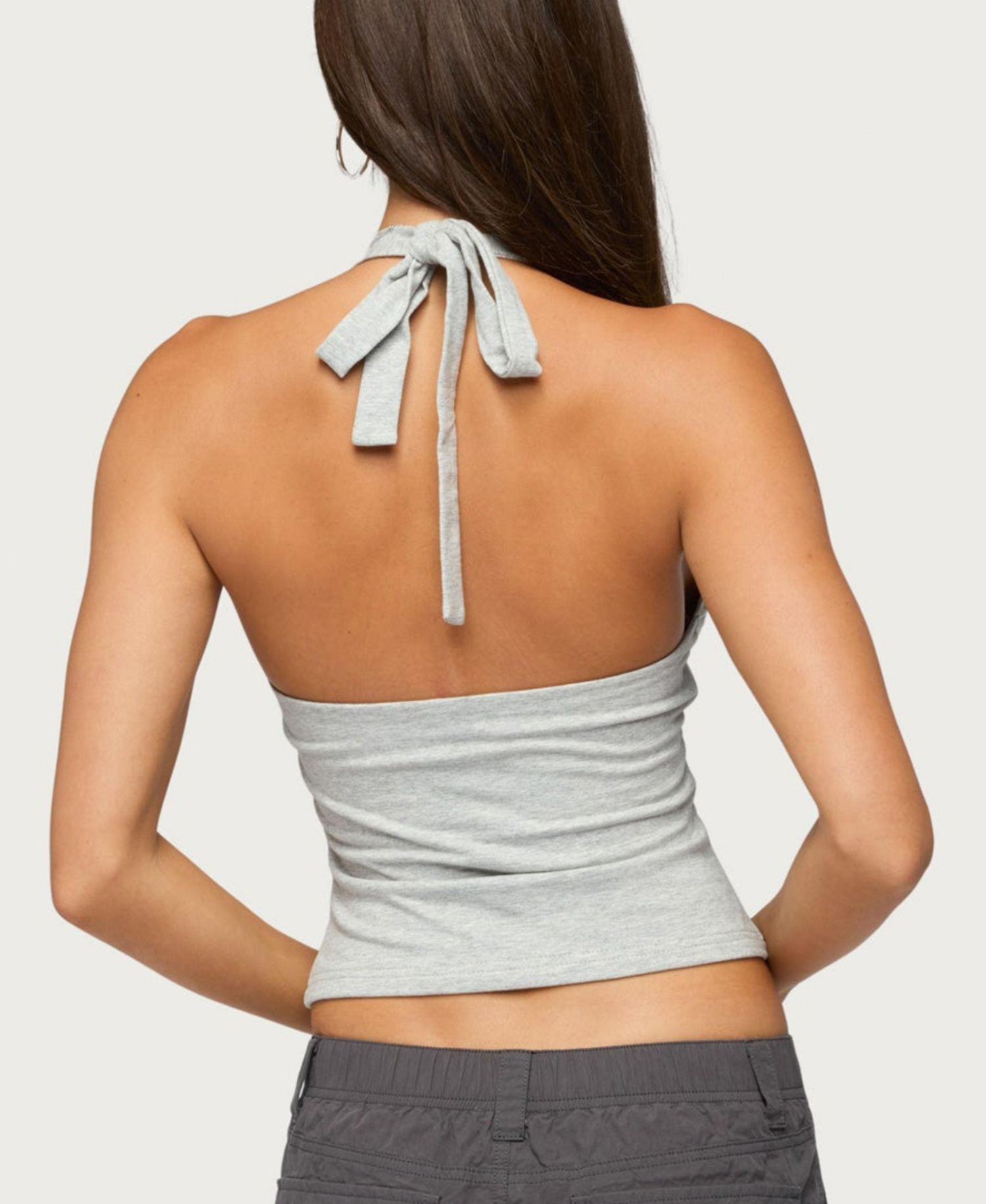 Womens Bennet V Neck Halter Top