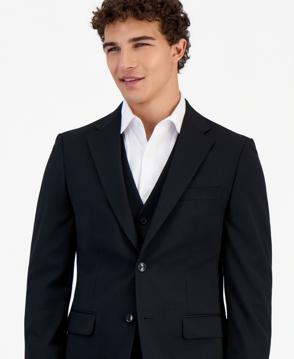 Tommy Hilfiger Men's Modern-Fit Wool Th-Flex Stretch Suit Separates Jacket