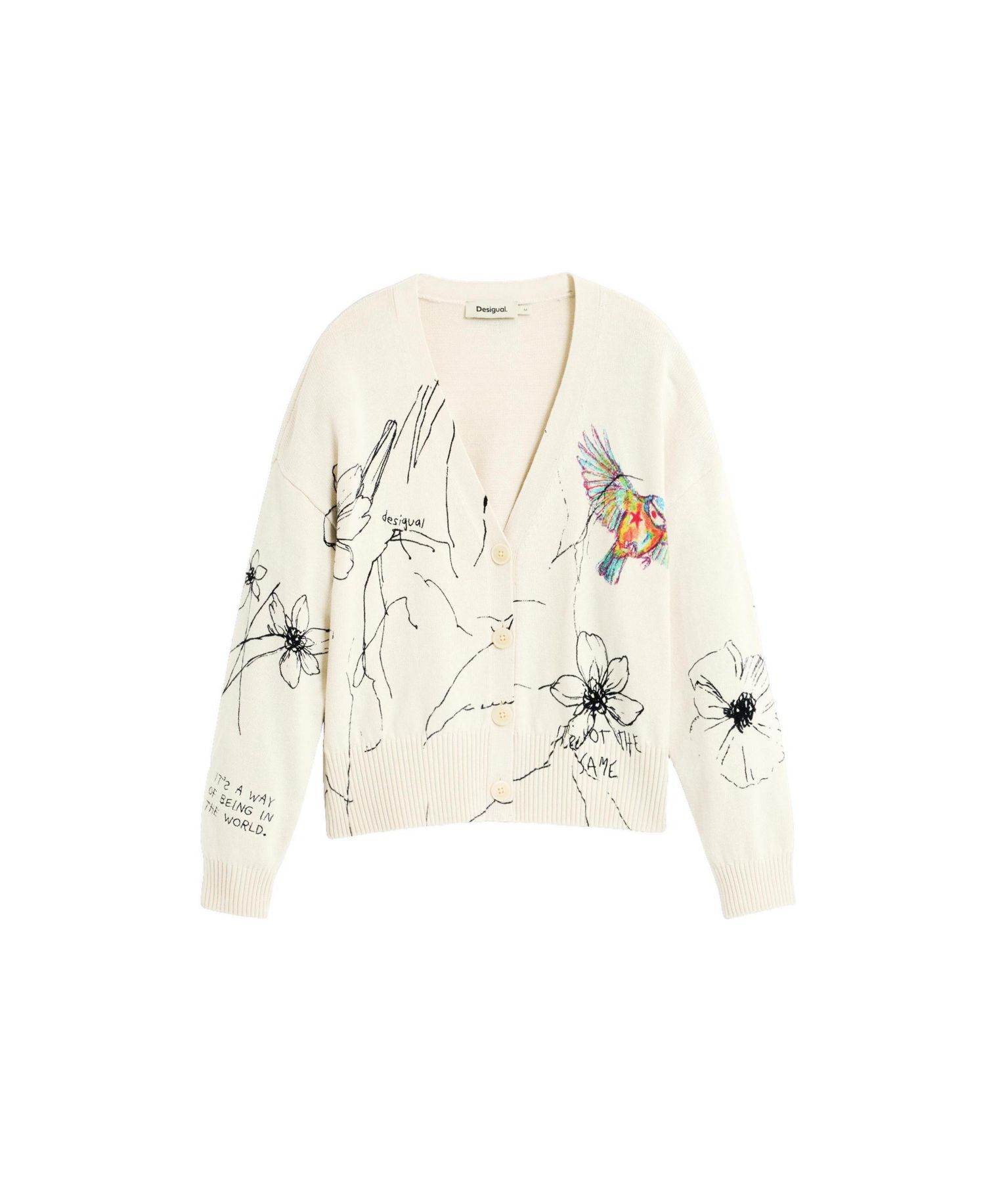 Women's Floral print cardigan