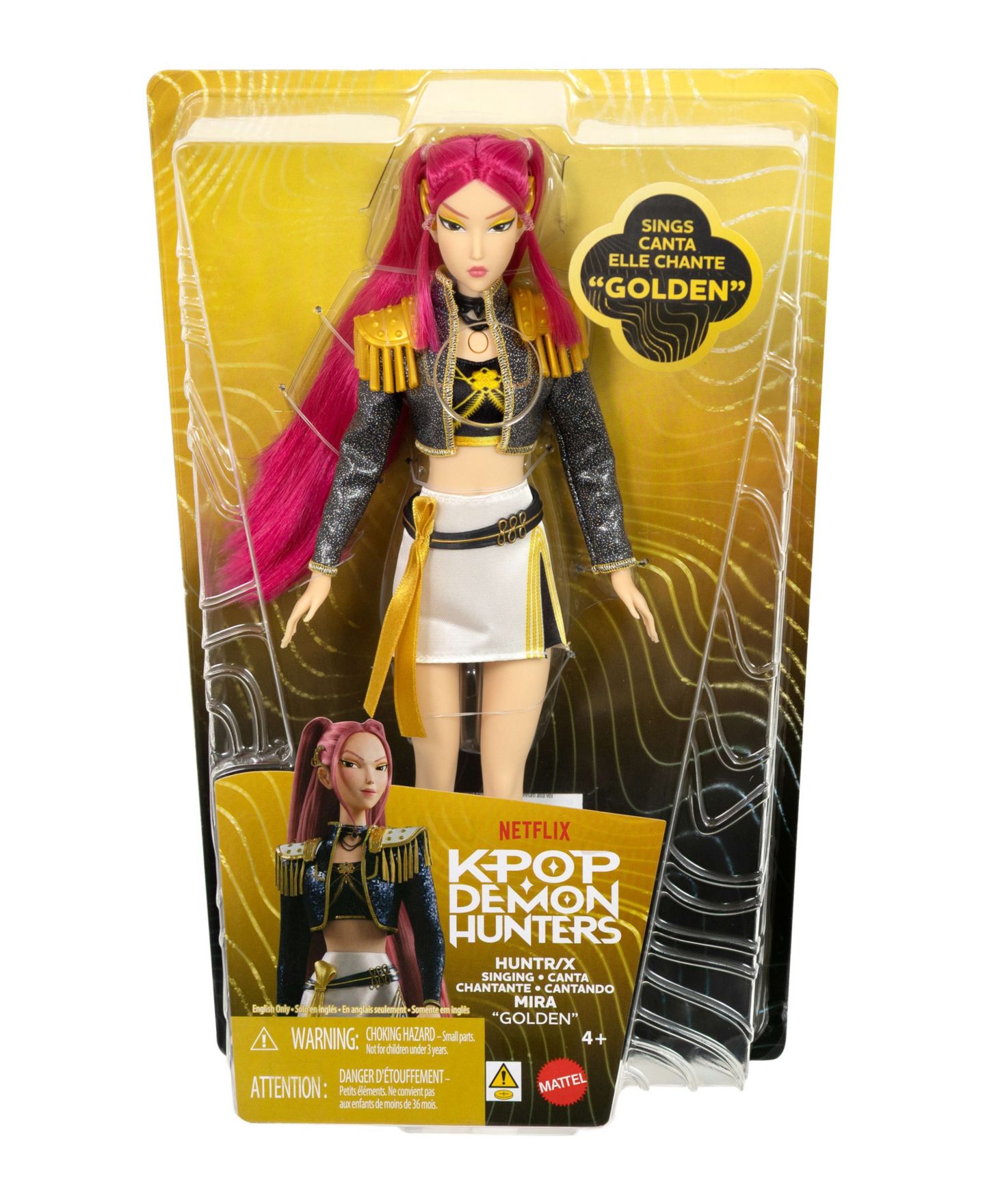 Детская кукла KPop Demon Hunters Mira Huntr/X 12.75" Singing Fashion Doll with 5 Posable Joints, Ages 4+ — фото 6