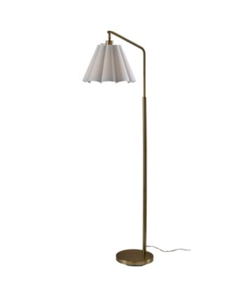 60" Metal Lyra Floor Lamp