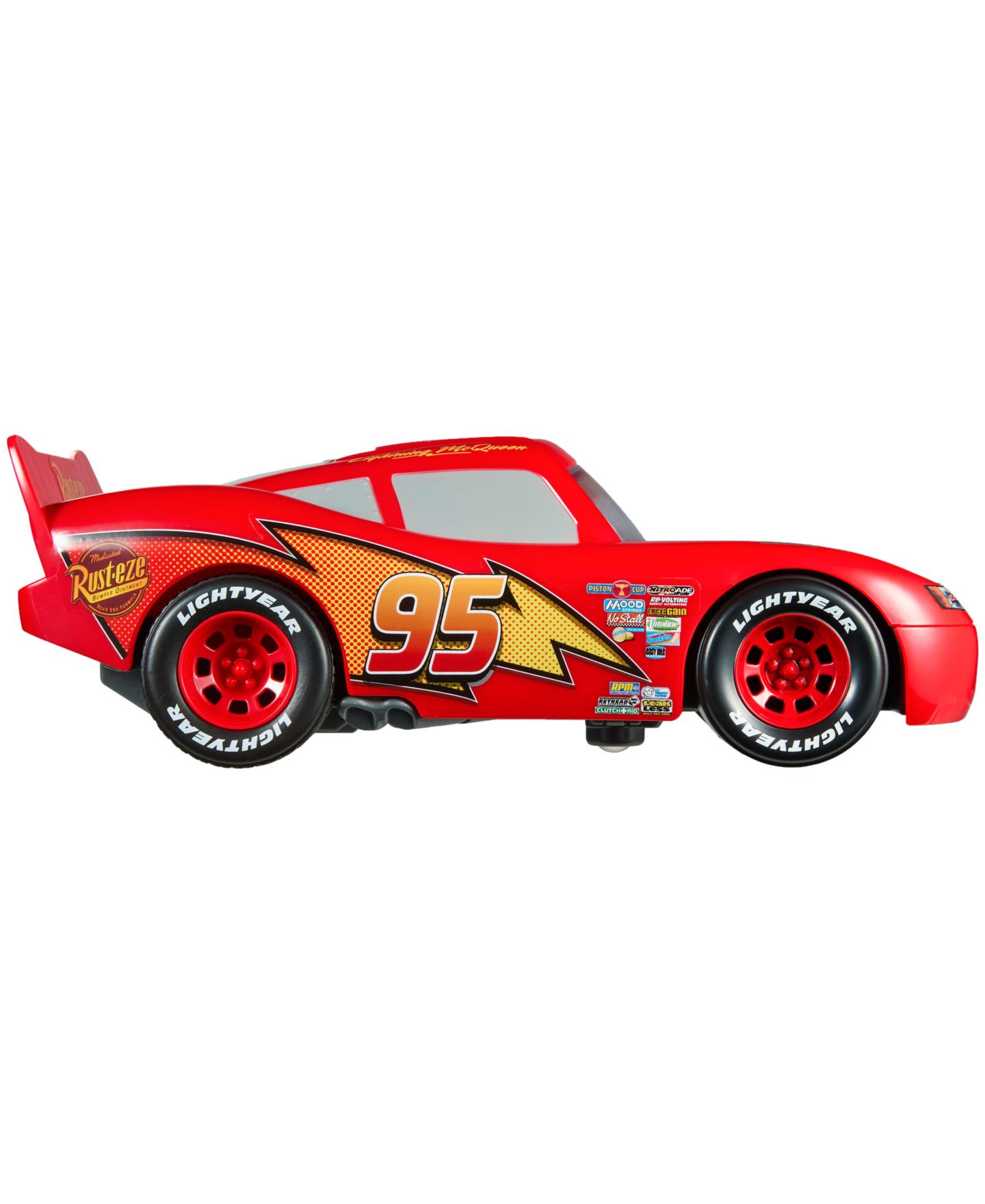 Детская игрушка Cars Disney and Pixar Action Scene Lightning McQueen Battery-Powered Toy Car with Sound Effects — фото 5