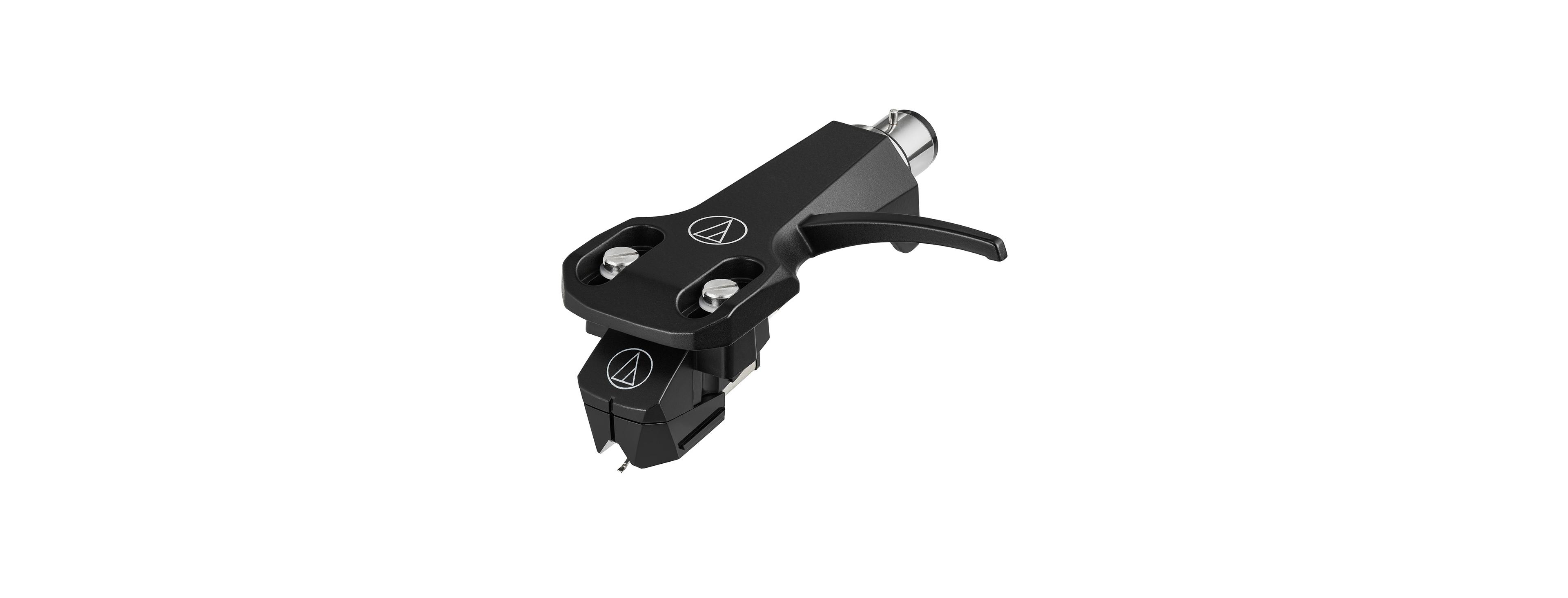 Audio-Technica At VM95E/Bk Elliptical Stylus Half-Inch Mount Dual Moving Magnet Cartridge and Headshell