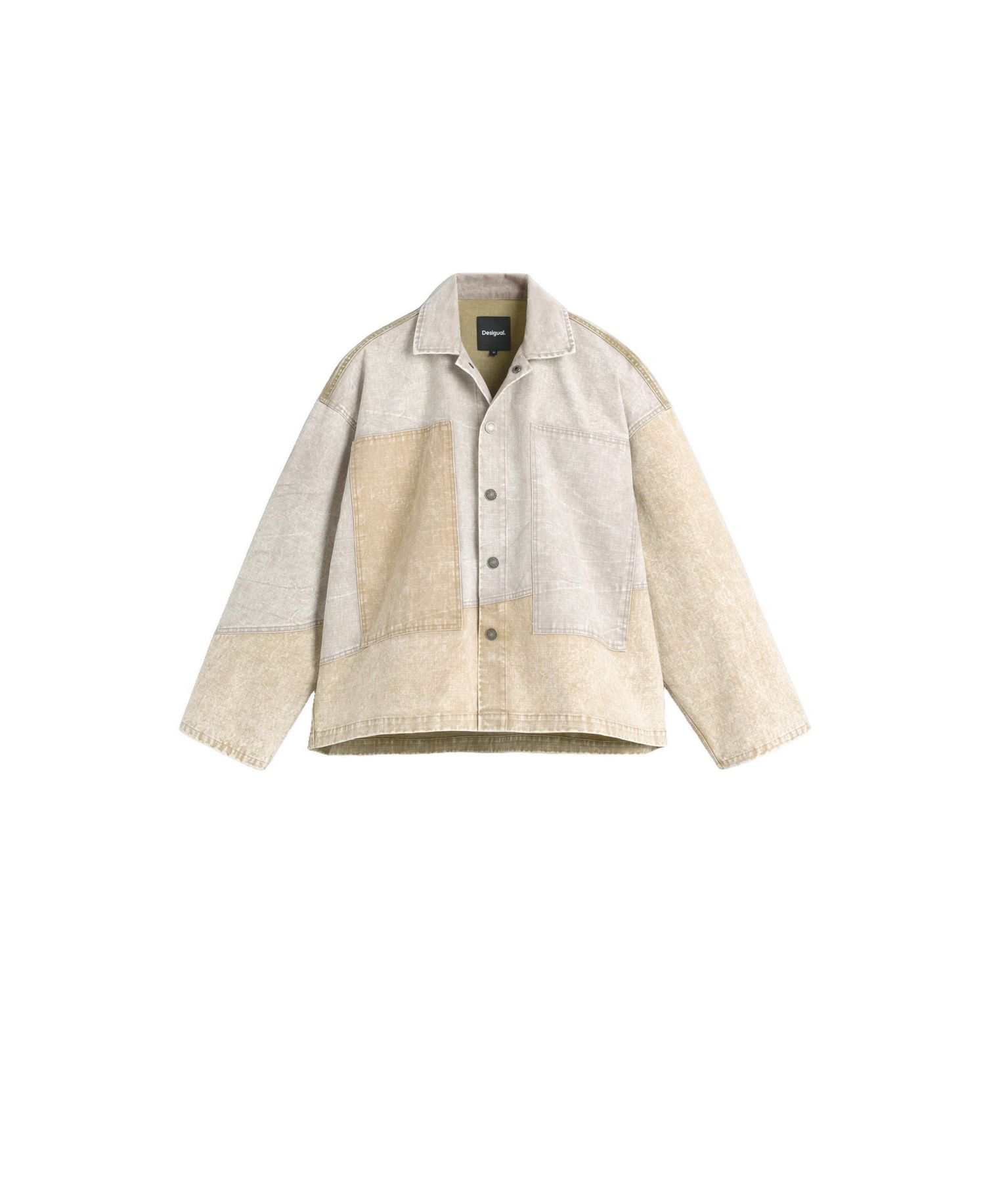 Men's Gradient patchwork jacket