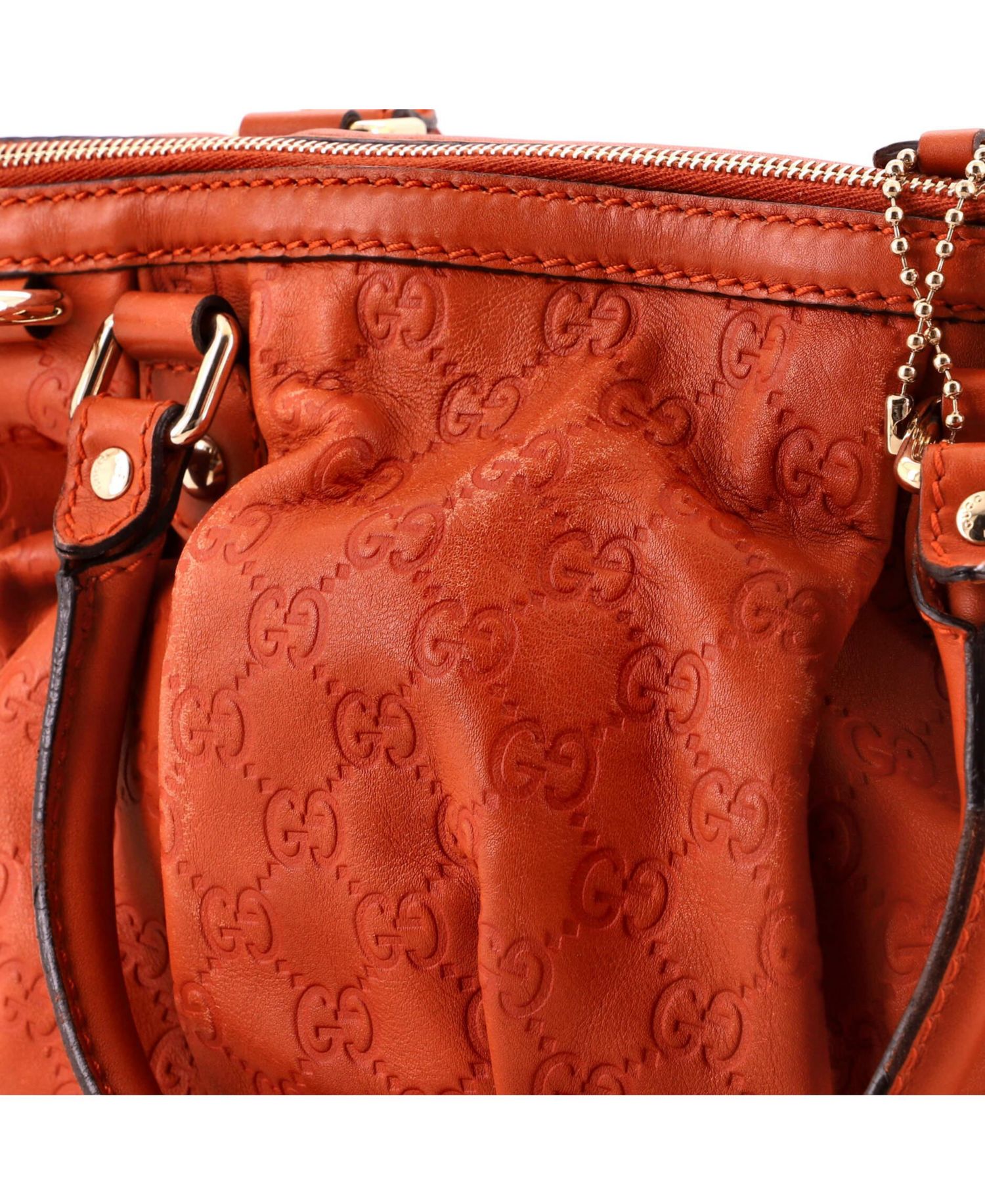 Medium Sukey Top Handle Satchel Guccissima Leather