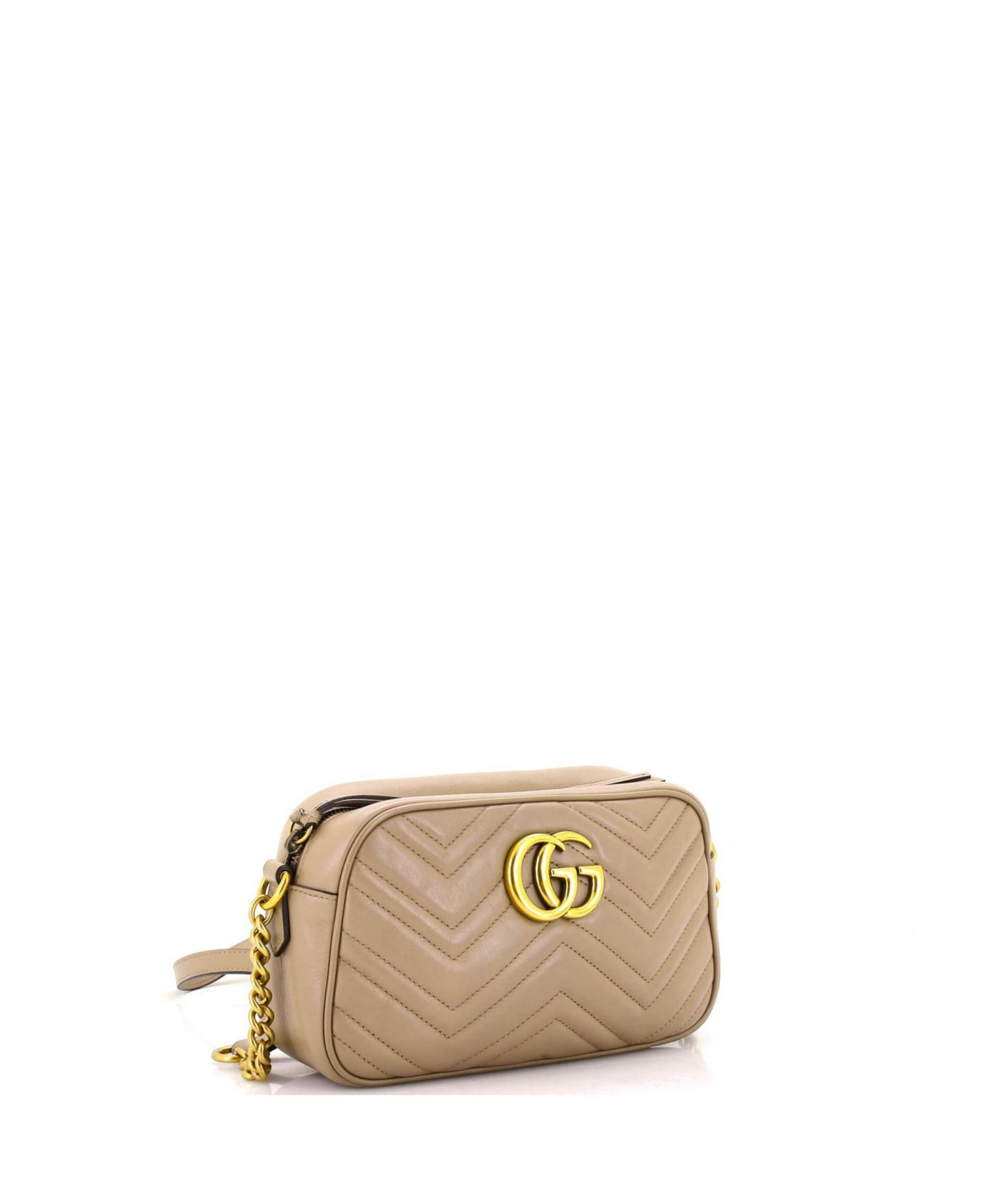 Small GG Marmont Shoulder Bag Matelasse Leather