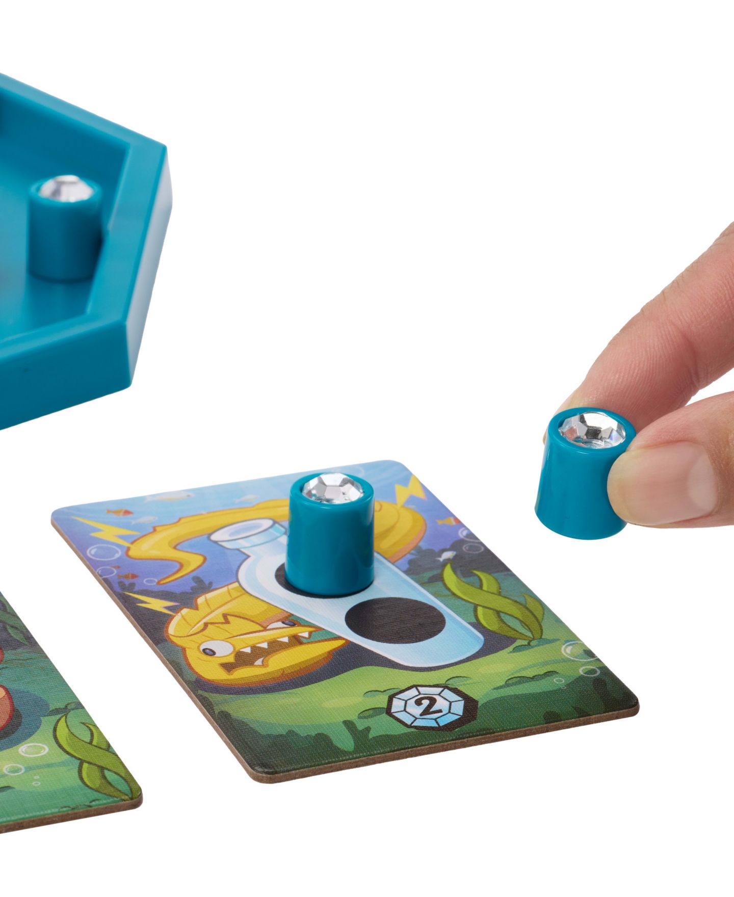 Детская настольная игра Mattel Deep Sea Diamond Dive Family Board Game, от 6 лет — фото 4