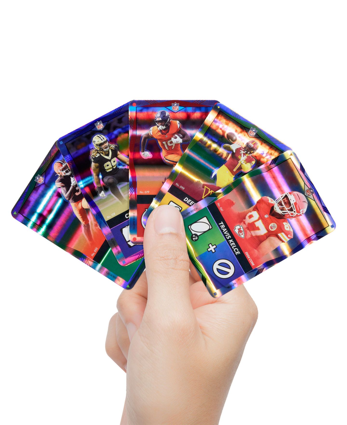 Детские карточные игры Mattel UNO Elite NFL Card Game 2025 Core Edition Starter Set — фото 2