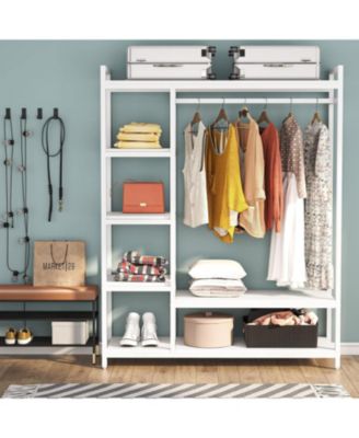Heavy Duty Garment Rack with Shelves