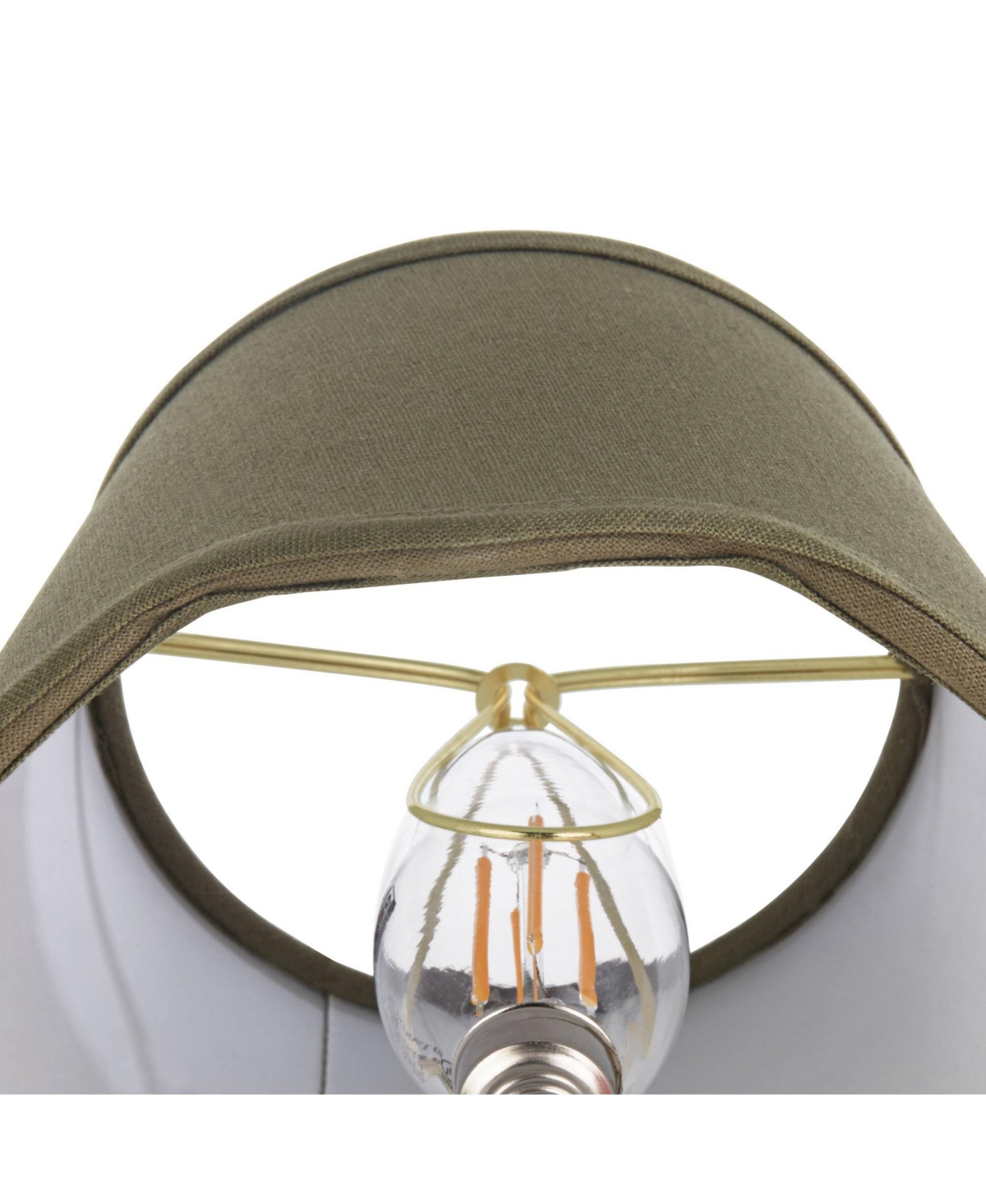 Springcrest Mylie Scallop Empire Lamp Shade 4x6x5.5 (Clip-On)