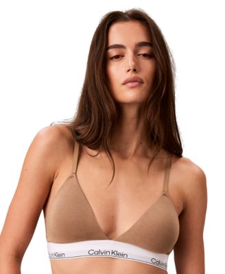 Women's Icon Cotton-Modal Lightly Lined Triangle Bralette QF8498