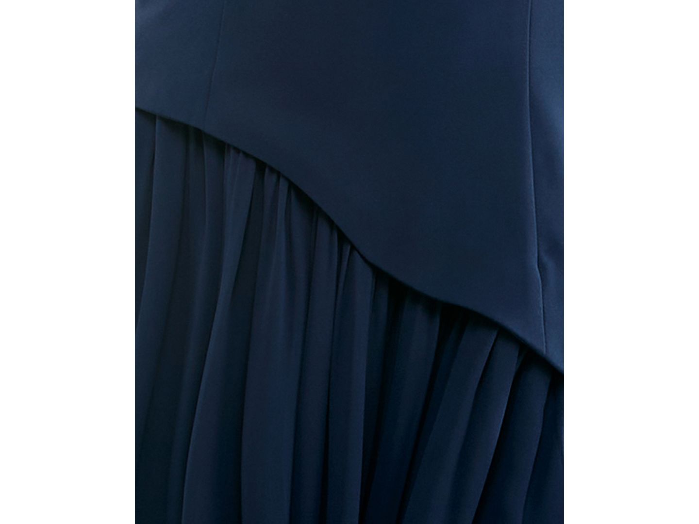 Женские платья RARE Juniors' Strapless Asymmetrical Corset-Inspired Chiffon Gown, цвет: Тёмно-синий — фото 5