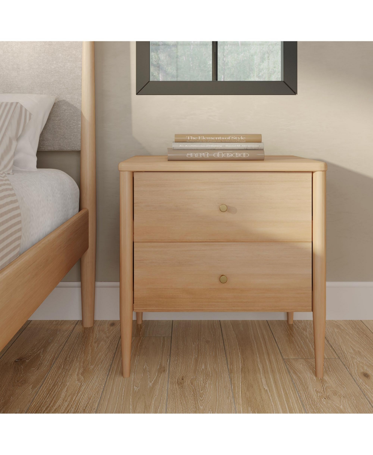 Plank+Beam Harbor 2 Drawer Nightstand