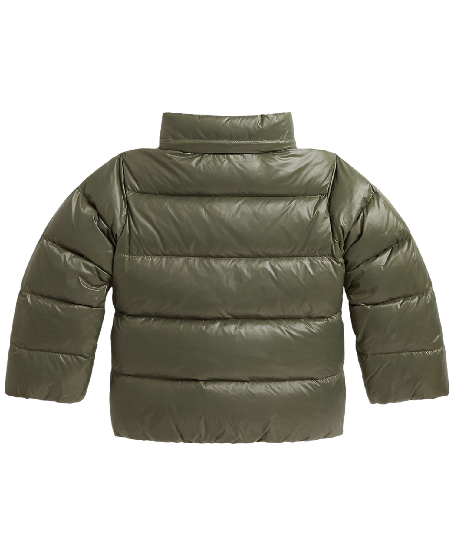 Girls' 2T-6X Glossy Down Hooded Jacket