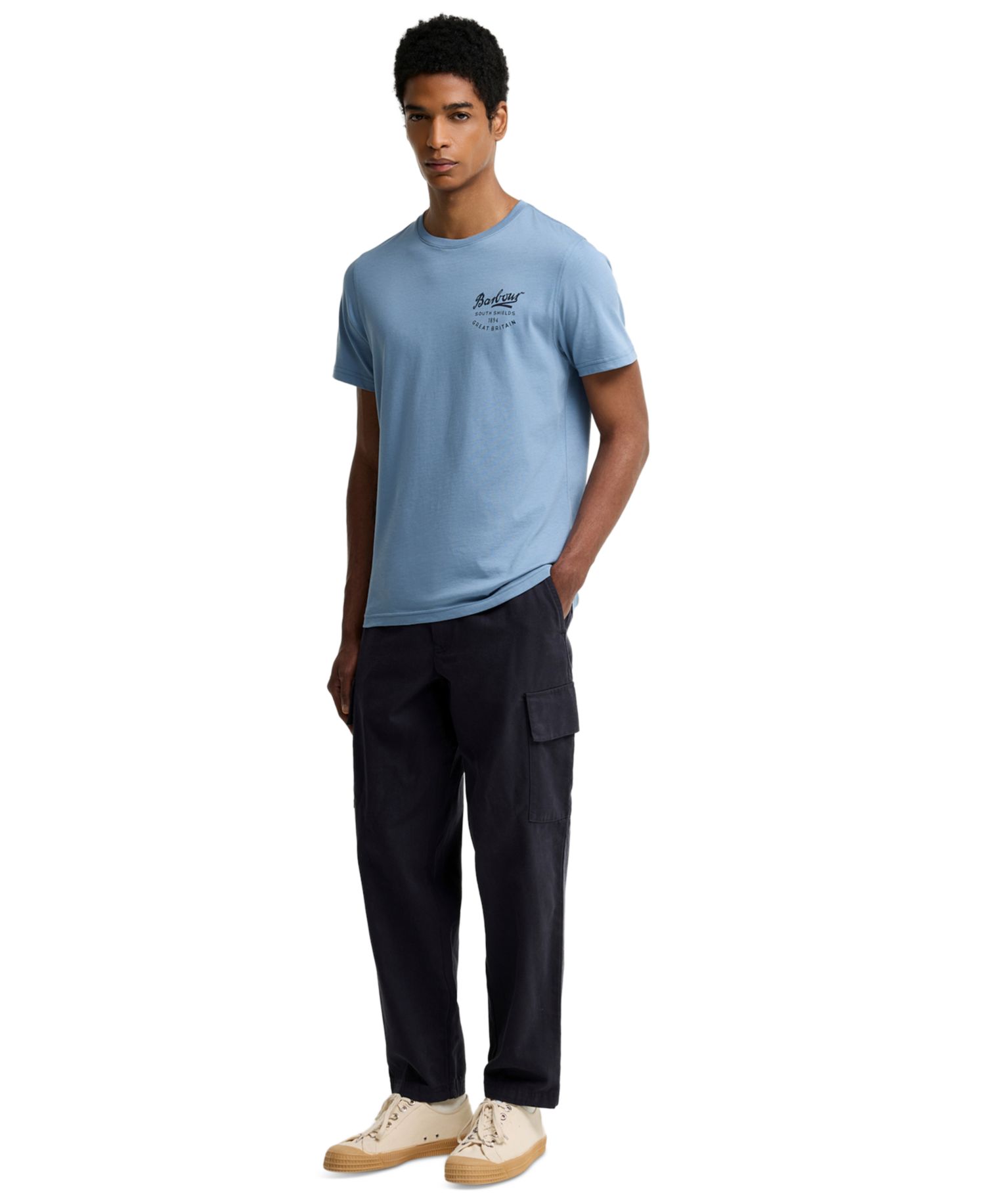 Men's Crewneck Script Logo T-Shirt