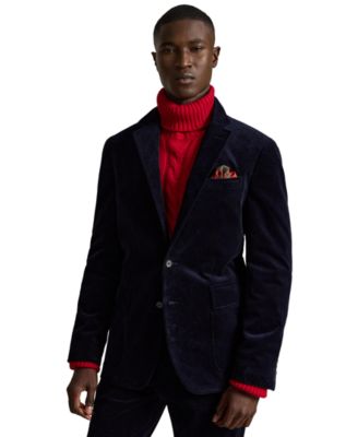 Men's Polo Modern Stretch Corduroy Suit Jacket