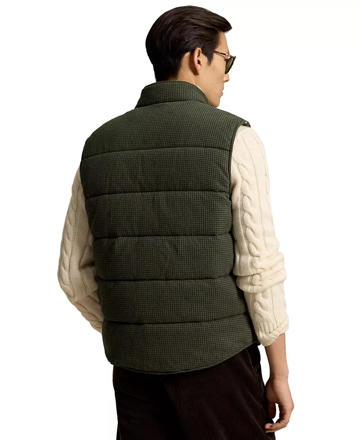 Men's Houndstooth Regular-Fit Estate-Rib Vest - thumbnail 5