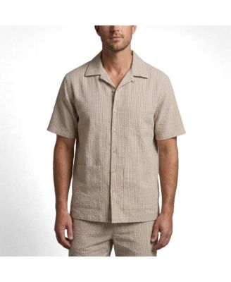 Men's Nate Crinkle Stripe Cabana Shirt