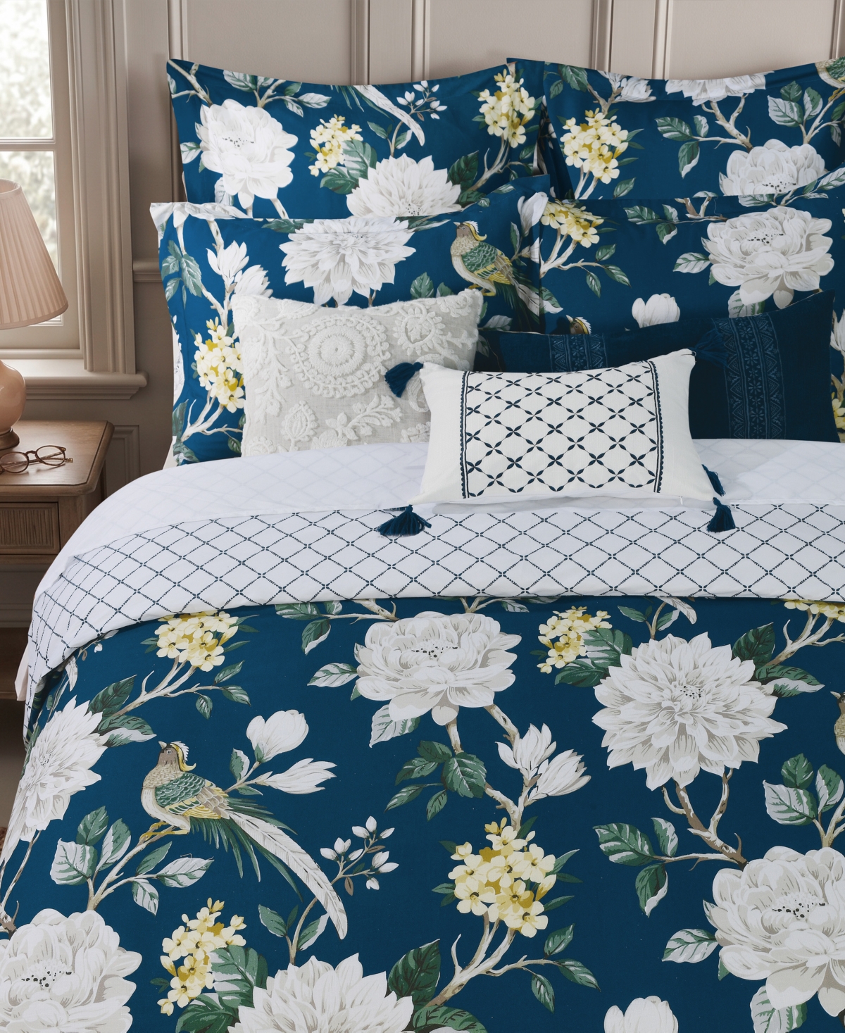 Levtex Home Velvedere Reversible 3-Piece Comforter Set, Full/Queen