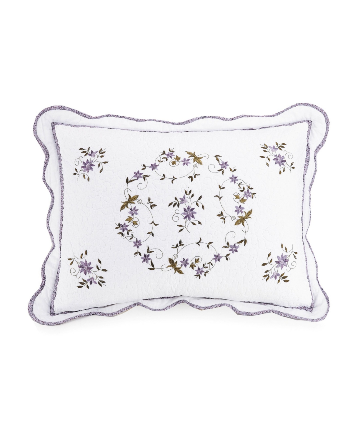 Modern Heirloom Gwen Floral Embroidered 3-Piece Quilt Set