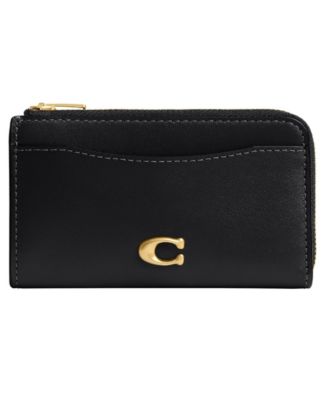 Essential Leather Key Zip Card Case
