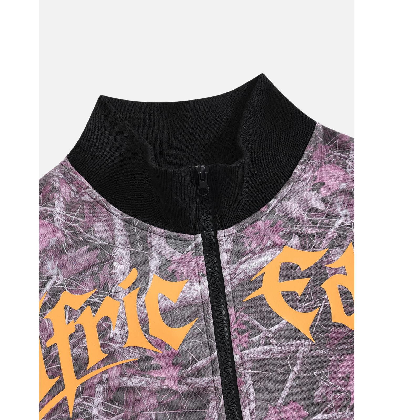 Men's A Boxy Camo Zip Up sweatshirt