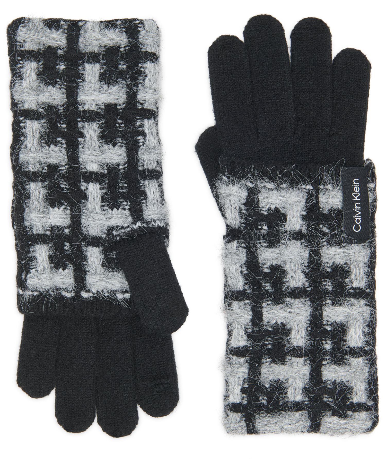Women's Grid Knit Gloves