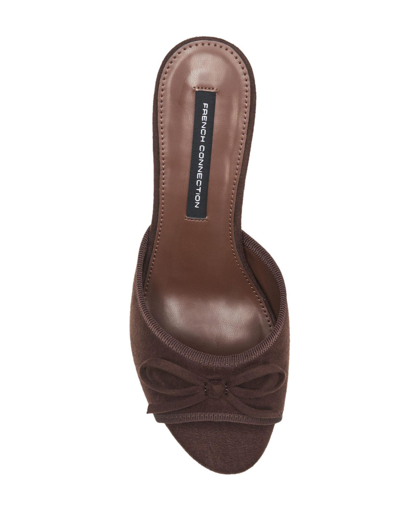 Женские туфли French Connection Dotty Faux Suede Heel, цвет: Коричневый — фото 5